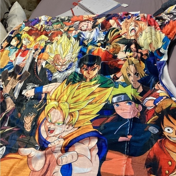 Anime Chinese Animation Characters Throw Blanket New in bag - Picture 2 of 5